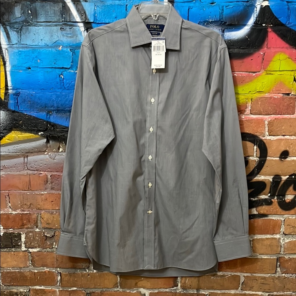 Polo by Ralph Lauren Gray Dress Shirt